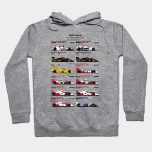 Ayrton Senna Grand Prix cars Hoodie